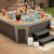 TEST SunBake Hot Tub with Lounge Seating
